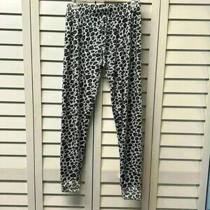 Emme Jordan Leopard Print Velour Joggers - Size S